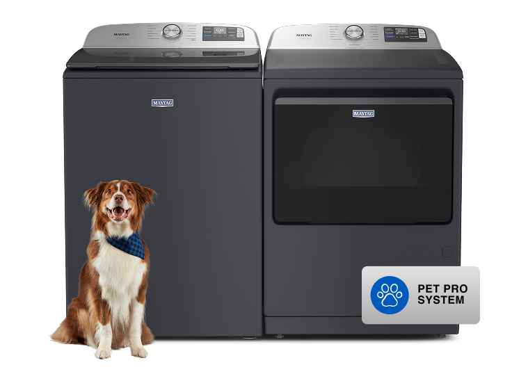 5.2 CU. FT. TOP LOAD WASHER<br />
& 7.4 CU. FT. DRYER