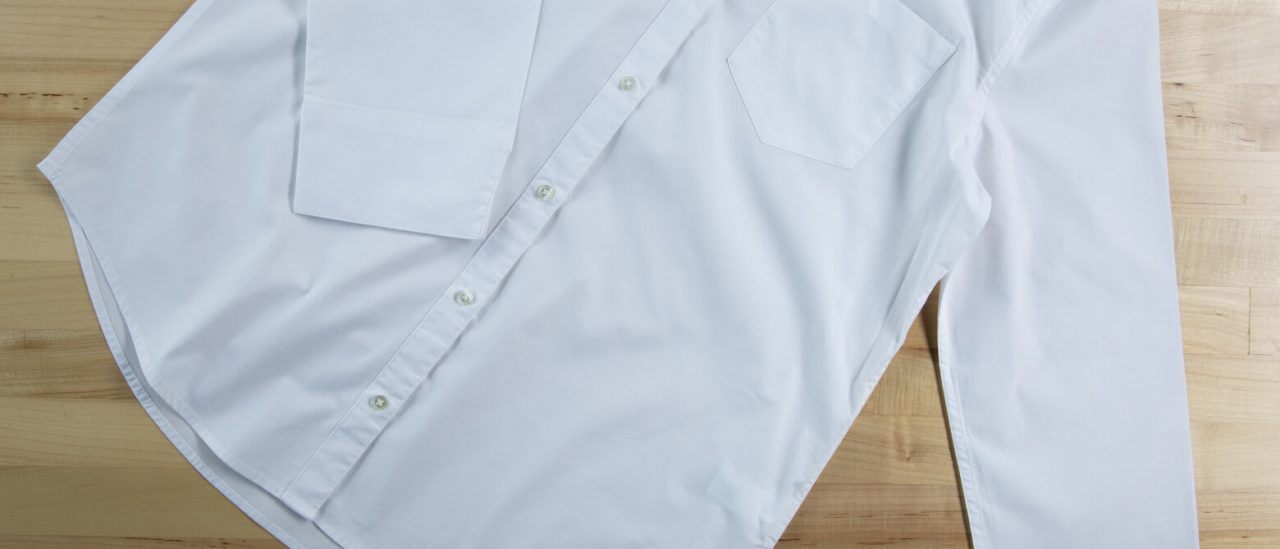 A clean white shirt A clean white shirt
