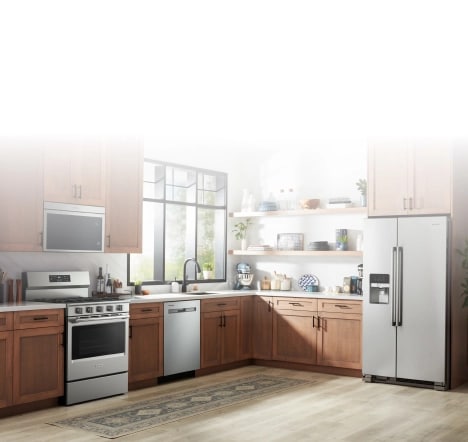A suite of Maytag® kitchen appliances